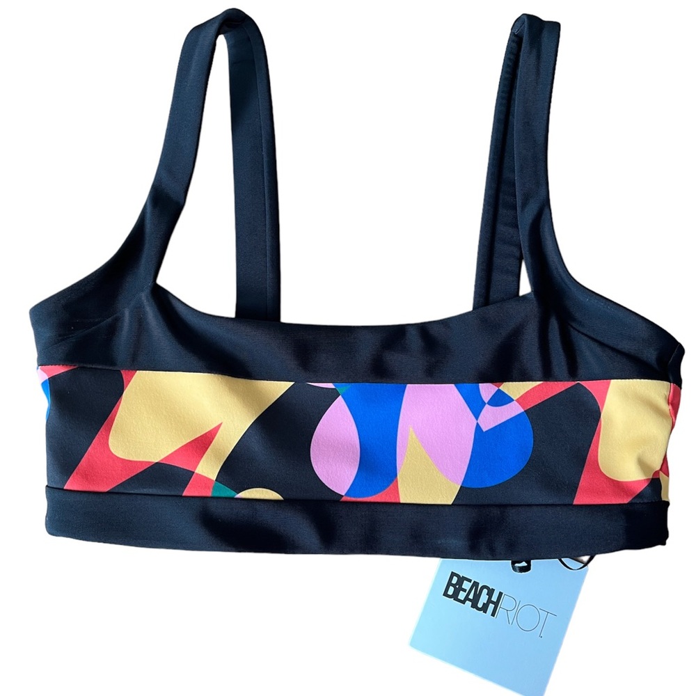 Beach Riot NWT Marlene Top Preppy Floral pattern. Size Medium